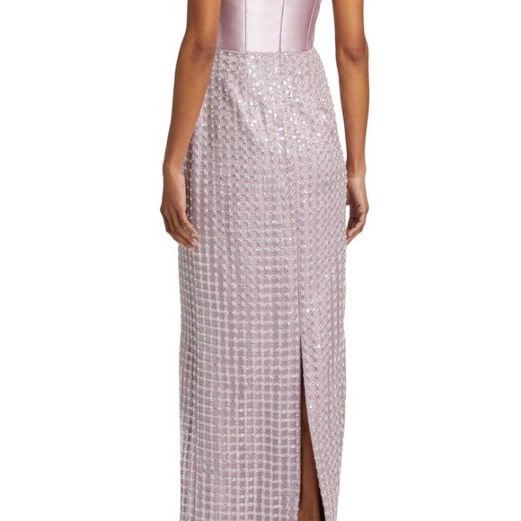 Theia Cynthia Sequin Embellished Gown - Picture 4 of 10